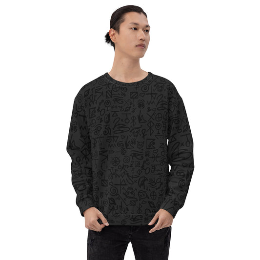 Vanguard Codex: Shadow Glyph Sweatshirt